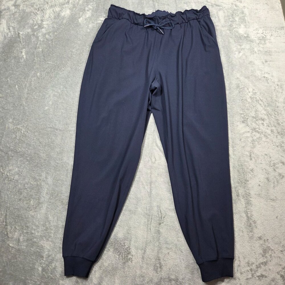 Lululemon Keep Moving Jogger Size 12 True Navy Luxtreme Pull On Pants W5CV4S